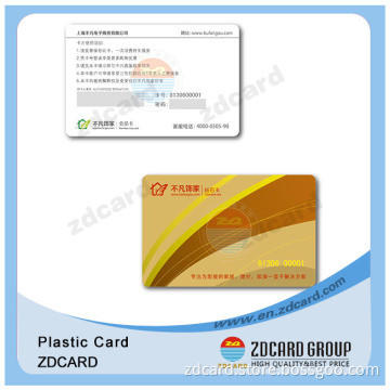 Discount Plastic Card/Custom Plastic Playing Card/Business Plastic PVC Member Card